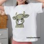 Preview: Mädchen mit T shirt Plotterdatei Kuh Tilda